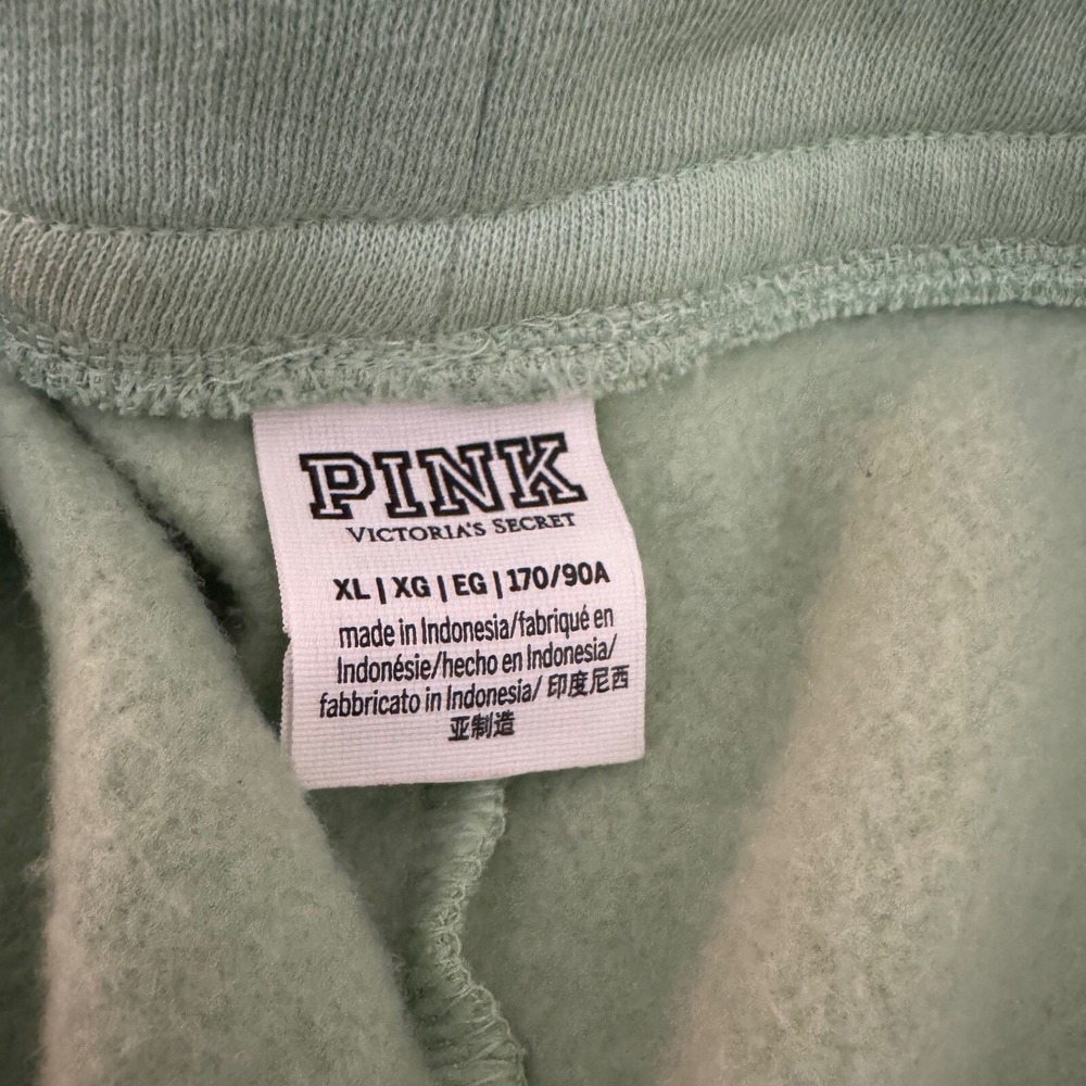 PINK Victoria's Secret Joggers‎ Lounge Pants Drawstring Silver Logo XL - Picture 6 of 6